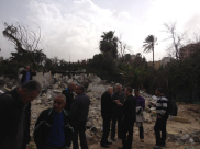 بالصور: وفد من الجبهة الديمقراطية للسلام والمساواة في زيارة لعائلة أبو سيف